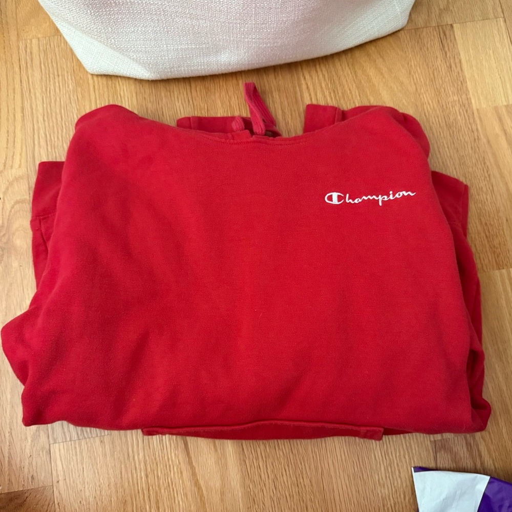 Champion Red Sweatshirt